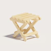 legno sgabello 3d modello in 3dexport legna moderno elegante semplicità 3d print model - Mito3D