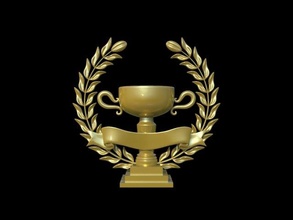 wreath trophy cup sport collection winner prize award leader tournament league decorative classic vase medal gold equipment sports 3d print model - Mito3D