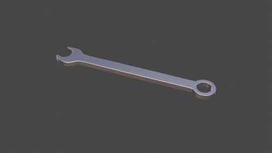 wrench 3d print model in hand tools 3dexport metric 3dprint hobby diy 3d print model - Mito3D
