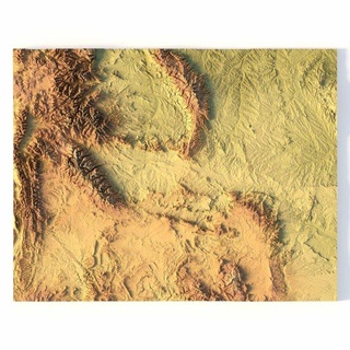 wyoming stl 3d print model terrain usa country america art map 3d print model - Mito3D
