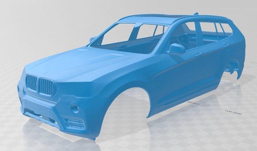 x3 2015 printable body car slot scalextric tamiya rc micro 1-10 1-24 1-32 1-28 3d print model - Mito3D