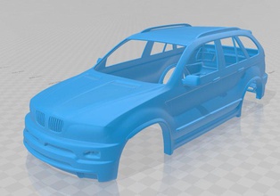 x5 imprimible cuerpo del coche ranura scalextric tamiya rc miniz hobby rastreador 1-10 1-24 1-32 3d print model - Mito3D