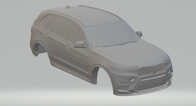 x5 3d print model in vehicle 3dexport rims wheels diecast hotwheels slotcar slot car 3d print model - Mito3D