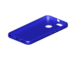 xaomi a1 caso funda 3d impresión modelo in teléfono casos 3dexport xiaomi imprimible flexionar stl obj 3d print model - Mito3D