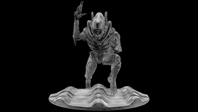 xenomorfo 3d impressão modelo in monstros criaturas 3dexport 3d print model - Mito3D