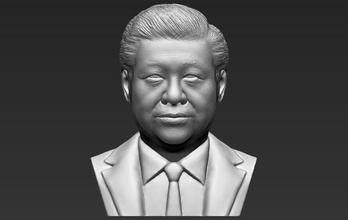 xi jinping büste 3d drucken bereit stl obj drucken modell skulptur 3dexport berühmt präsident politik politiker china asien korea japan kim kong un donald trumpf clinton putin merkel führer 3d print model - Mito3D