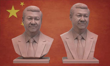 xi jinping 3d impresión modelo in escultura 3dexport presidente política china prc retrato imprimible figuritas estados unidos político miniaturas busto celebridad estatua personaje candidato 3d print model - Mito3D