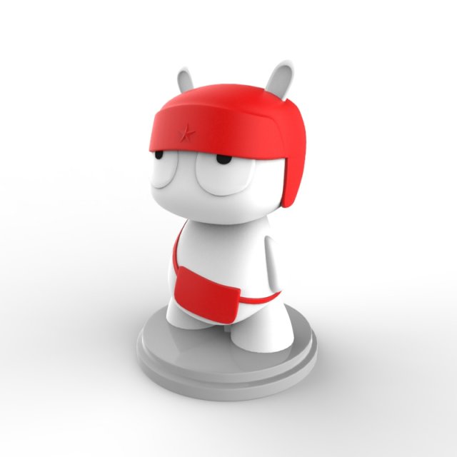 xiaomi mi rabbit bunny 3d model in 3dexport character mascote toy smarthphone 3D print model - Mito3D