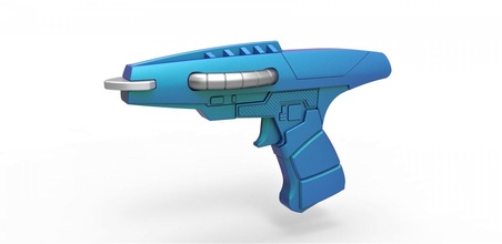 xindi reptilian biyo tabanca star yürüyüş girişim tv dizi Lazer blaster bilimkurgu ateşli silah yan Yıldız Savaşları lazer biopistol xindipistol xindiblaster sürüngen oyuncak Kostüm oyunu destek 3d print model - Mito3D