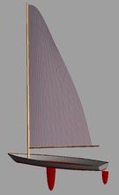 yacht laser 3d modell segelboot 3dexport schiffe sport segelboote 3d print model - Mito3D