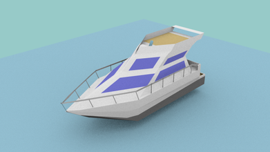 yacht gratuito 3d modello in barche 3dexport miscelatore 3d print model - Mito3D