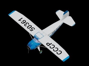 yak-12 3d model in commercial 3dexport civilian aviation transport 3d print model - Mito3D