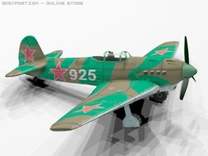 yak 9plane aeronave avión militar ww2 Guerra Mundial histórico combatiente 3d print model - Mito3D