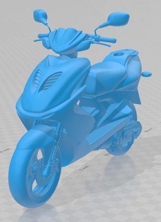 yamaha aerox r scooter imprimible moto 3d impresión modelo in automotor 3dexport bicicleta pasatiempo micro escala 3d print model - Mito3D