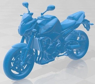 Yamaha fz8 2011 imprimível moto automotivo passatempo micro escala bicicleta motocicleta 3d print model - Mito3D