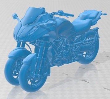 Yamaha nickel 2019 imprimable moto automobile loisir micro échelle bicyclette 3d print model - Mito3D