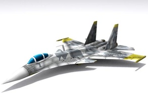 yellow 13 3d model in fighter 3dexport su-37 terminator su37 su 37 yellow13 ace combat shattered skies aircraft jet attacker bomber transport air 3d print model - Mito3D