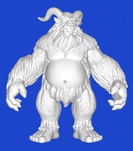 yeti 3d stampa modello in mostri creature 3dexport 3d print model - Mito3D