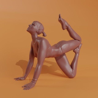 Yoga 1 Figuren Frauenstatus Bodybuilding 3d print model - Mito3D