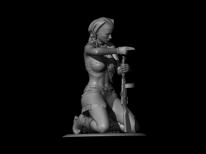 you art statuette women 3D print model - Mito3D