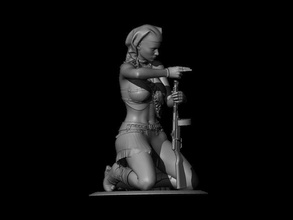 Sie Kunst statuette Frauen 3d print model - Mito3D