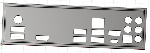 z170 extremo 3 placa mãe costas prato 3d impressão modelo in pc computador portátil 3dexport io 3d print model - Mito3D