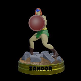 zandor - herculoides man cartoon character3d hannabarbera model3d 3d print model - Mito3D