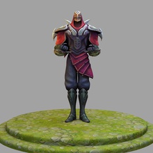 zed league of legends 3d print model in man 3dexport character toy body lol champion stl 3dprint games toys game accessories art 3d print model - Mito3D