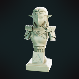 zelda ocarina hora figuritas princesa impresión nintendo figura figurilla cambiar interruptor juego videojuego miniatura busto fantasía Hyrule enlace 3d print model - Mito3D