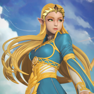 Zelda souffle sauvage Légende femme lien légende action figure Actions Magasin jouets princes 3d print model - Mito3D