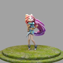 zoe league of legends 3d print model in woman 3dexport character toy body lol champion stl 3dprint games toys game accessories art 3d print model - Mito3D
