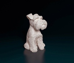 zwergschnauzer dog 3d print model in figurines 3dexport zwerg schnauzer animal printable printready stl obj toy 3d print model - Mito3D