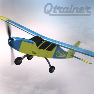 qtrainer 3dlabprint rc ar avião 3d print model - Mito3D