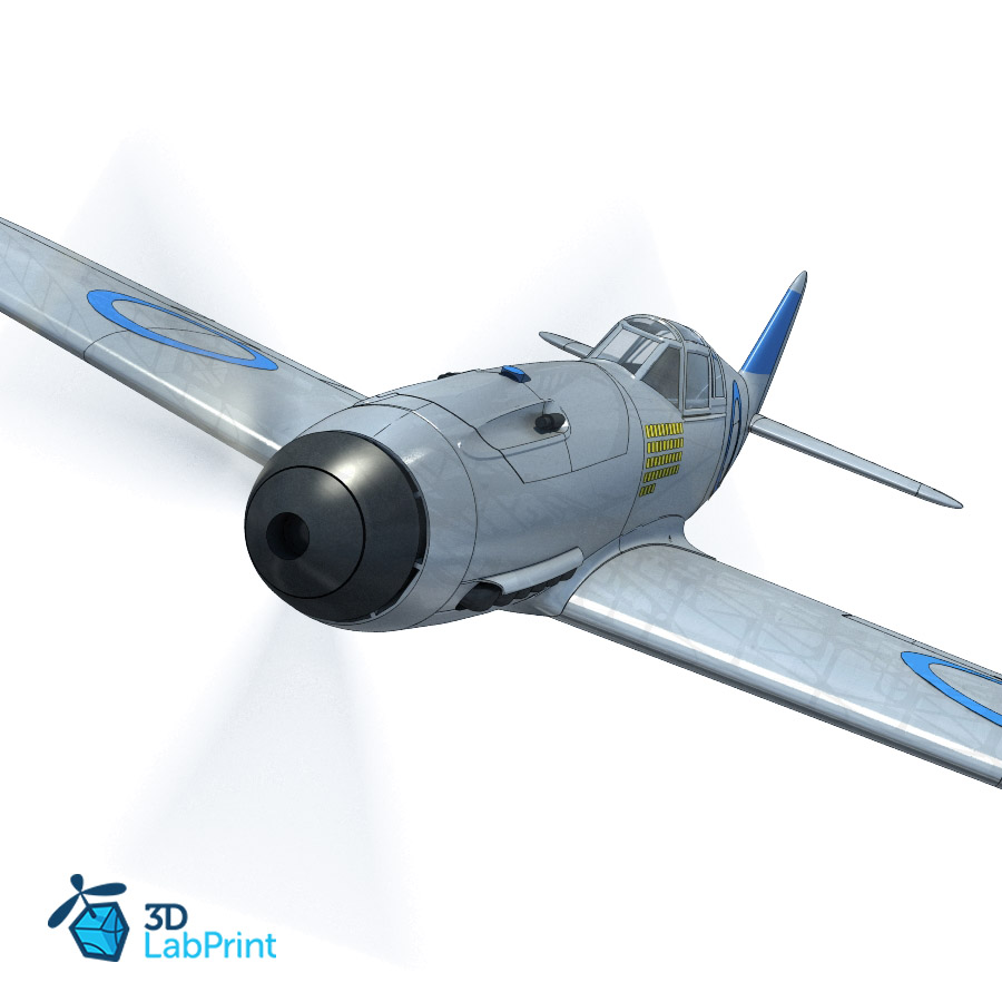 vl py rremyrsky 3dlabprint rc air plane 3D print model - Mito3D