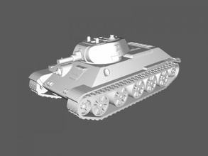 -32 gratuit modèle 3d - téléchargement de fichier stl Les jouets De la machinerie soviétique char moyen 3d print model - Mito3D