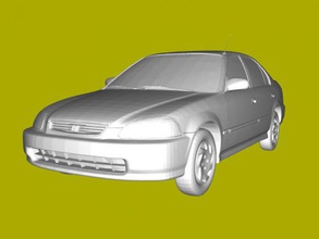 1998 honda cívico juguetes maquinaria 3d print model - Mito3D