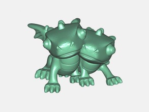 2 dragons free 3d model - download stl file Toys Animals couple cute 3d print model - Mito3D