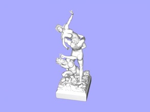2 hombre mujer arte escultura 3d print model - Mito3D