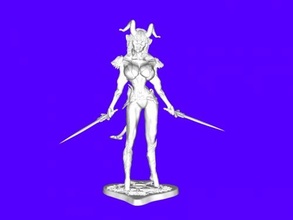 demon sword toys games 3d print model - Mito3D