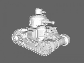 powerful orc tank free 3d model - download stl file Toys Machinery 3d print model - Mito3D