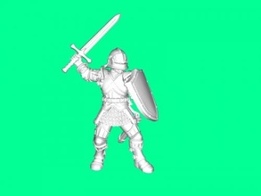 battaglia cavaliere gratuito 3d modello Scarica stl file giocattoli 3d print model - Mito3D