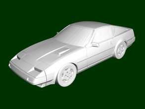 nissan 300zx free 3d model - download stl file Toys Machinery 3d print model - Mito3D
