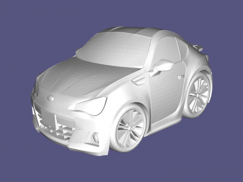 subaru brz jouets machinerie 3D print model - Mito3D