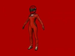 racer girl free 3d model - download obj file Toys People 3d print model - Mito3D