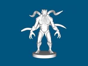 cthulhu statuette free 3d model - download stl file Toys Cartoons 3d print model - Mito3D