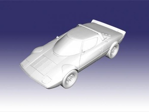 lancia stratos hf gratuito 3d modello Scarica stl file giocattoli macchinari 3d print model - Mito3D