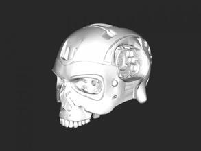 iron skull free 3d model - download stl file Toys Films 3d print model - Mito3D