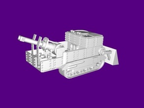 powerful artillery free 3d model - download stl file Toys Games 3d print model - Mito3D