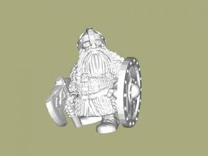 gnome warrior free 3d model - download stl file Toys Games 3d print model - Mito3D
