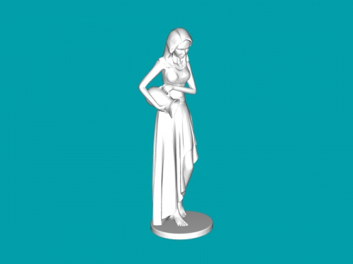 fountain statue art sculpture 3D print model - Mito3D